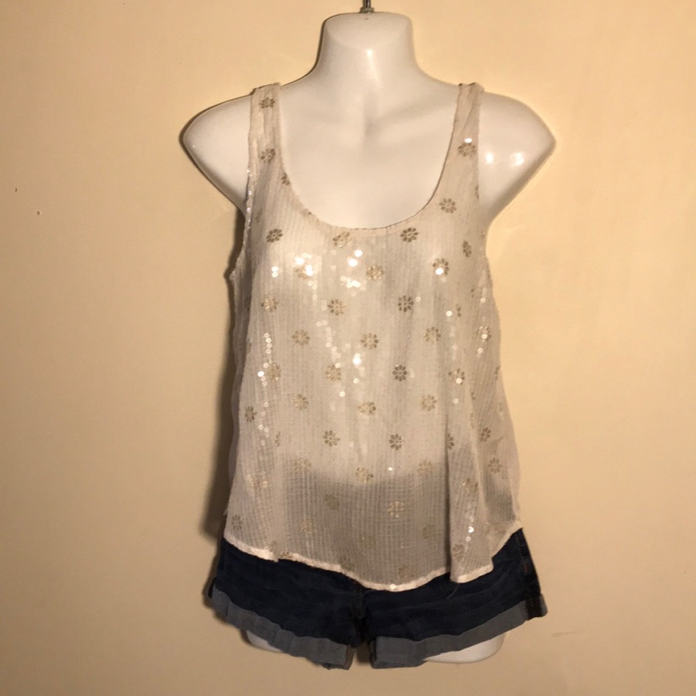 SALE Abercrombie and Fitch Sequin Tank Top